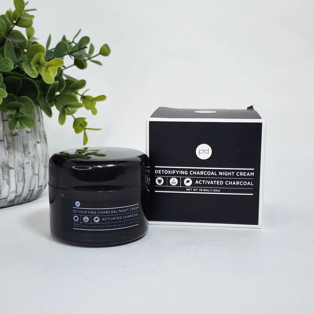Polish'd Detoxifying Charcoal Night Cream 1.65 oz Activated Charcoal